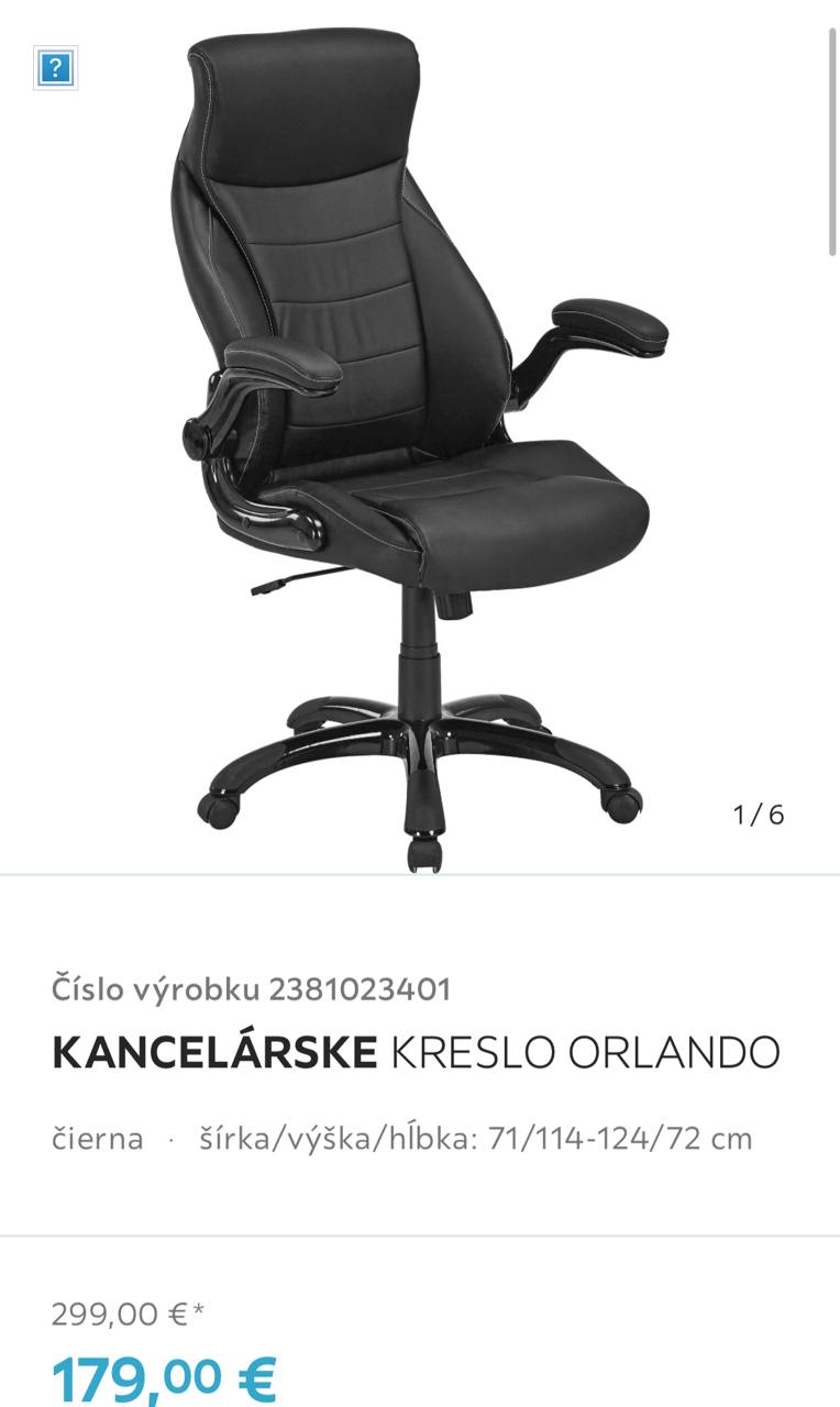 продам кресло, состояние — Прешов